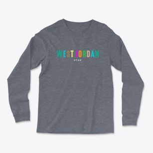 West Jordan Utah Color Pop Light Soft Long Sleeve T-Shirt