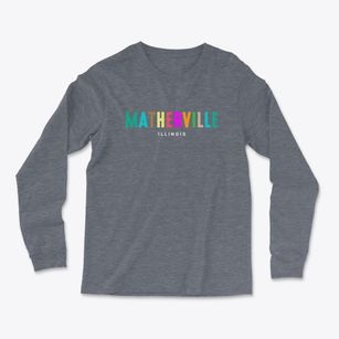 Matherville Illinois Color Pop Light Soft Long Sleeve T-Shirt