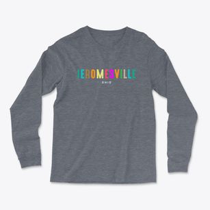 Jeromesville Ohio Color Pop Light Soft Long Sleeve T-Shirt
