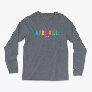 Laurelville Ohio Color Pop Light Soft Long Sleeve T-Shirt