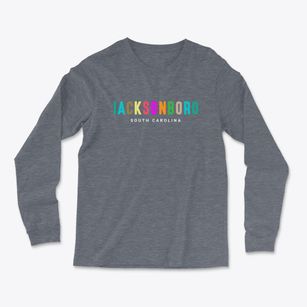 Jacksonboro South Carolina Color Pop Light Soft Long Sleeve T-Shirt