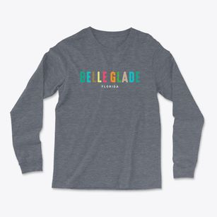 Belle Glade Florida Color Pop Light Soft Long Sleeve T-Shirt
