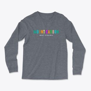 Mount Carbon West Virginia Color Pop Light Soft Long Sleeve T-Shirt