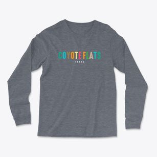 Coyote Flats Texas Color Pop Light Soft Long Sleeve T-Shirt