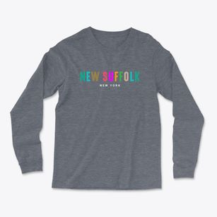 New Suffolk New York Color Pop Light Soft Long Sleeve T-Shirt