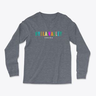 Hybla Valley Virginia Color Pop Light Soft Long Sleeve T-Shirt