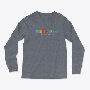 Livonia Center New York Color Pop Light Soft Long Sleeve T-Shirt