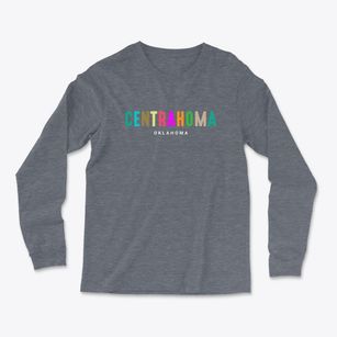 Centrahoma Oklahoma Color Pop Light Soft Long Sleeve T-Shirt
