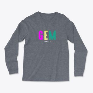 Gem Kansas Color Pop Light Soft Long Sleeve T-Shirt