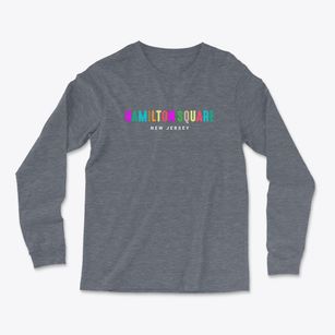 Hamilton Square New Jersey Color Pop Light Soft Long Sleeve T-Shirt