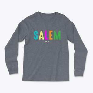 Salem Ohio Color Pop Light Soft Long Sleeve T-Shirt