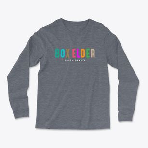 Box Elder South Dakota Color Pop Light Soft Long Sleeve T-Shirt
