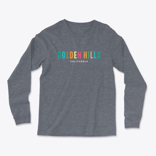 Golden Hills California Color Pop Light Soft Long Sleeve T-Shirt