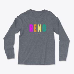 Reno Nevada Color Pop Light Soft Long Sleeve T-Shirt
