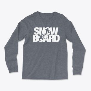   Snowboard Light Soft Long Sleeve T-Shirt