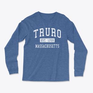 Truro Massachusetts Classic Established Light Soft Long Sleeve T-Shirt