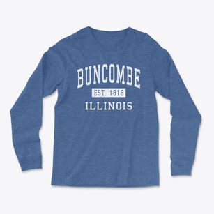 Buncombe Illinois Classic Established Light Soft Long Sleeve T-Shirt