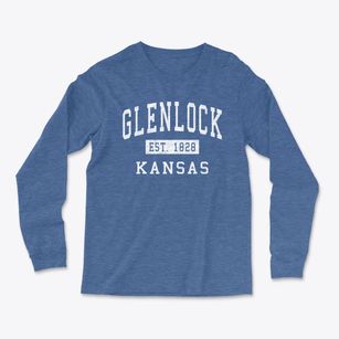Glenlock Kansas Classic Established Light Soft Long Sleeve T-Shirt