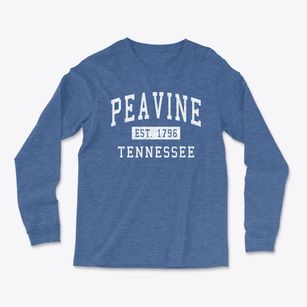 Peavine Tennessee Classic Established Light Soft Long Sleeve T-Shirt