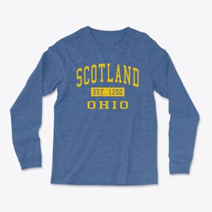 Scotland Ohio Classic Established Light Soft Long Sleeve T-Shirt