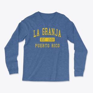 La Granja Puerto Rico Classic Established Light Soft Long Sleeve T-Shirt