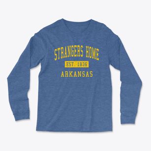 Strangers Home Arkansas Classic Established Light Soft Long Sleeve T-Shirt