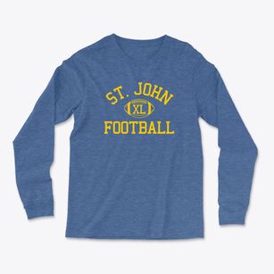 Saint John The Evangelist School Classic Football Light Soft Long Sleeve T-Shirt