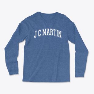 J C Martin Jr Elementary School Varsity Arch Light Soft Long Sleeve T-Shirt