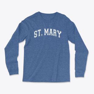 Saint Mary School Varsity Arch Light Soft Long Sleeve T-Shirt