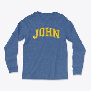 John Foster Dulles Elementary School Varsity Arch Light Soft Long Sleeve T-Shirt
