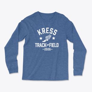 Kress High School Track and Field Light Soft Long Sleeve T-Shirt