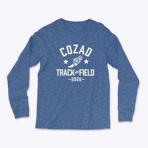 Cozad Senior High School Track and Field Light Soft Long Sleeve T-Shirt