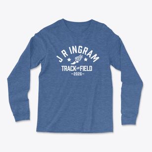 J R Ingram Elementary School Track and Field Light Soft Long Sleeve T-Shirt