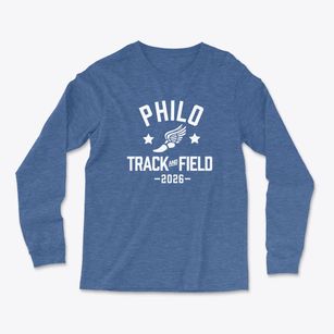 Philo School Of Discovery & Exploration Track and Field Light Soft Long Sleeve T-Shirt