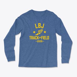 Lbj High School Track and Field Light Soft Long Sleeve T-Shirt