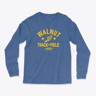 Walnut Elementary School Track and Field Light Soft Long Sleeve T-Shirt