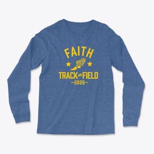 Faith Community School Track and Field Light Soft Long Sleeve T-Shirt