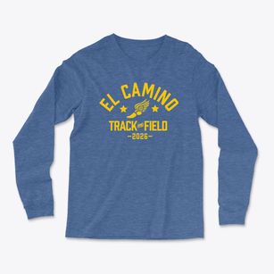 El Camino Alternative School Track and Field Light Soft Long Sleeve T-Shirt
