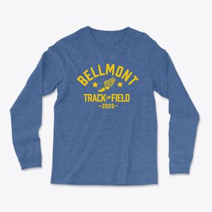 Bellmont High School Track and Field Light Soft Long Sleeve T-Shirt