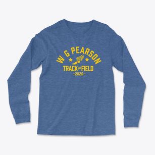 W G Pearson Lab School Track and Field Light Soft Long Sleeve T-Shirt