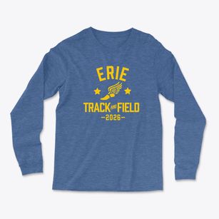Erie Elementary School Track and Field Light Soft Long Sleeve T-Shirt
