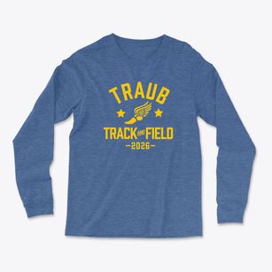 Traub Elementary School Track and Field Light Soft Long Sleeve T-Shirt