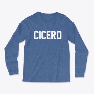 Cicero Wisconsin Classic Block Light Soft Long Sleeve T-Shirt