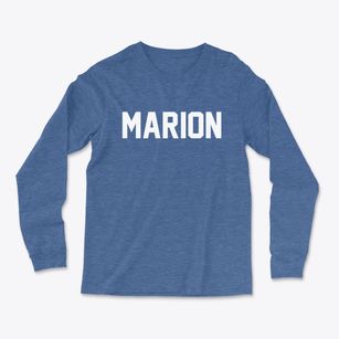 Marion Illinois Classic Block Light Soft Long Sleeve T-Shirt