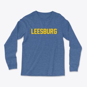 Leesburg Virginia Classic Block Light Soft Long Sleeve T-Shirt