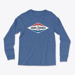 Sams Corner Oklahoma Diamond Star Light Soft Long Sleeve T-Shirt