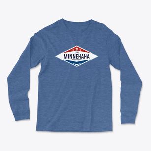 Minnehaha Washington Diamond Star Light Soft Long Sleeve T-Shirt