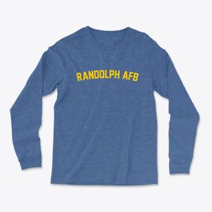Randolph Afb Texas Classic Curve Light Soft Long Sleeve T-Shirt