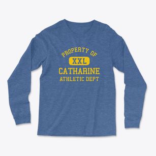 Catharine Kansas Athletic Dept Light Soft Long Sleeve T-Shirt
