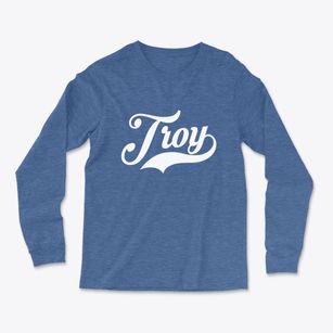 Troy Wisconsin Vintage Team Light Soft Long Sleeve T-Shirt